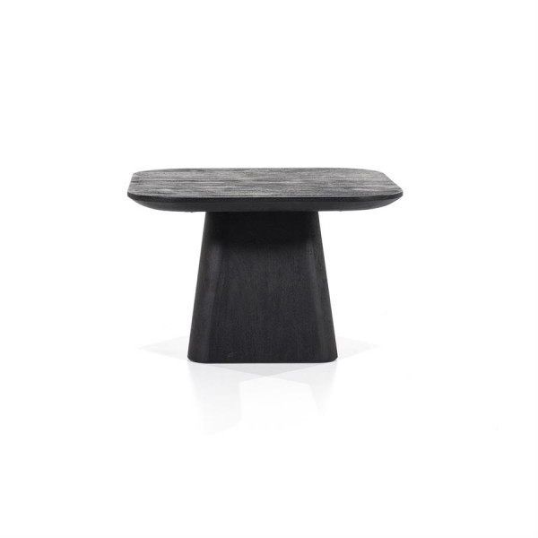 Masuta de cafea din lemn de mango Aron 60x60 cm neagra