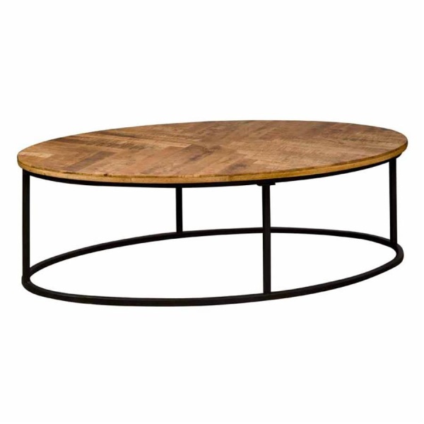 Masuta de cafea Viola din lemn de mango maro 135 cm