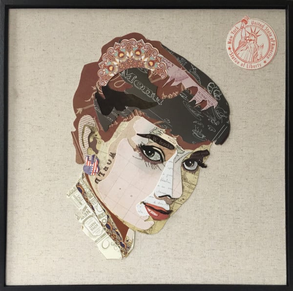 Tablou din hartie Actress 52cm x 52cm