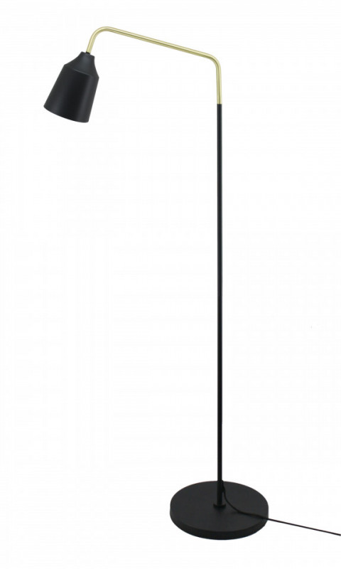 Lampadar din fier/cupru Capree negru, un bec