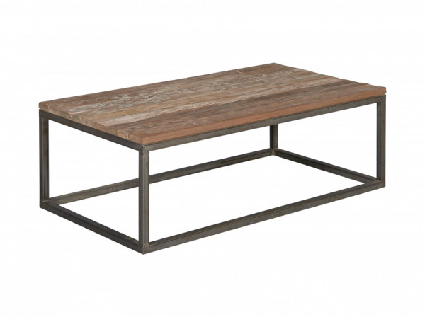 Masuta de cafea dreptunghiulara din lemn 135x75x45 cm maro