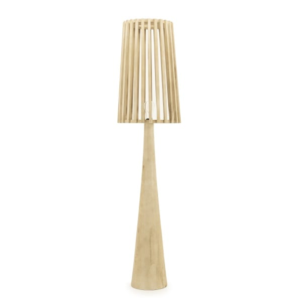 Veioza din lemn de mango natur 162 cm