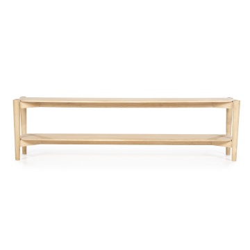 Comoda TV Selbu din lemn de stejar 200x40x55 cm