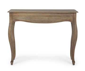 Consolă Domitille, 100 cm, cu 1 sertar, din lemn de mango, finisaj vopsit, 100x40x76 cm - Img 4