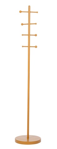 Cuier Camryn din oțel, vopsit epoxidic, ocru, diametru 35 cm, înălțime 181.5 cm