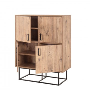 Dulapior din pal melaminat Quantum Solo pin 93x115x36 cm - Img 6