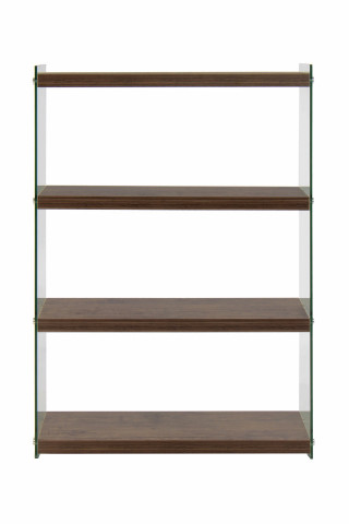 Etajera din sticla Elementary 83x113 cm maro deschis - Img 2