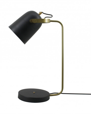 Lampa decorativa din fier/cuplu/aluminiu Caroline neagra, un bec