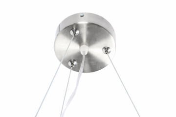Lustra din PVC/fier Saturn argintie, LED - Img 6