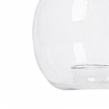Lustra din sticla/fier Altair Large transparent/negru, un bec - Img 4