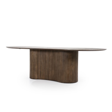 Masa de dining Jordy din lemn de mango 250x110 cm - Img 2