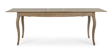 Masă extensibilă Domitille, 8 locuri, din lemn de mango, 180-225x90 cm - Img 4