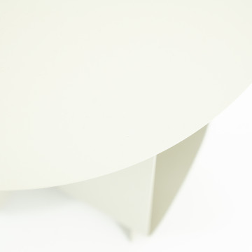 Masuta de cafea din metal Otus alba 70x70x35 cm - Img 3