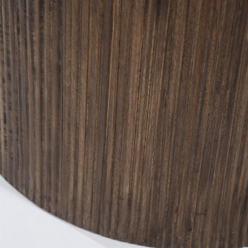 Masuta de cafea rotunda Maxim 60x60 cm neagra - Img 2