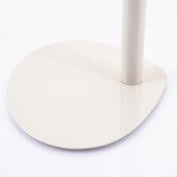 Masuta laterala din metal Fulg 34x32x70 cm cm bej - Img 2