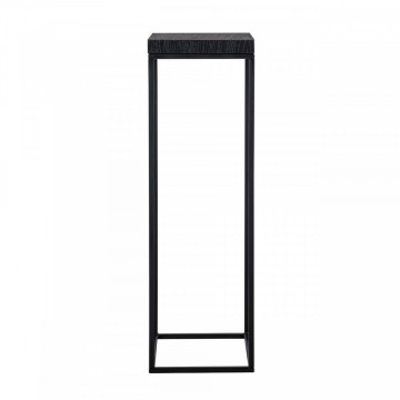 Masuta pentru plante cu blat din stejar 95x30x30 cm - Img 2