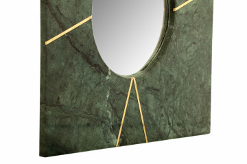 Oglindă cu rama din marmura verde Dexter 41x41x2 cm - Img 3