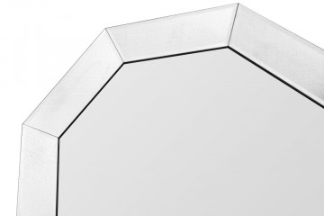 Oglinda cu rama din sticla argintie Kronos, aprox.4cm (L / D) x 60cm (W) x 60cm (H) - Img 3