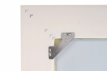 Oglinda dreptunghiulara cu rama din polistiren alba Howard, 49cm (L) x 40cm (L) x 3cm (H) - Img 6