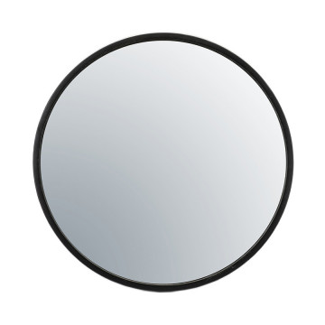 Oglinda rotunda cu rama neagra Selfie, 60 x 5 x 60 cm - Img 1