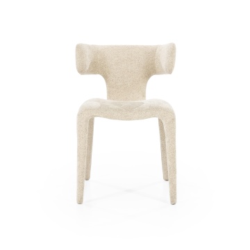Scaun Dave din Tesatura, metal si lemn taupe - Img 12