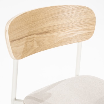 Scaun de bar Skoladin lemn de frasin bej 95 cm - Img 13