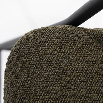Scaun de bar tapitat Luka verde - Img 6
