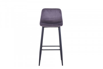 Scaun de bar tapitat Sit&Chairs gri deschis - Img 3