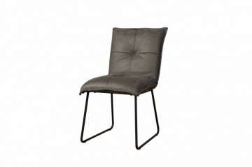 Scaun piele artificiala Seda gri