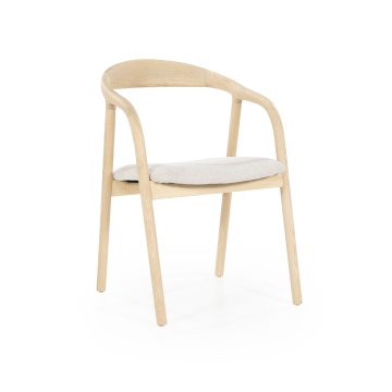 Scaun Rayven din lemn de frasin natural - Img 11