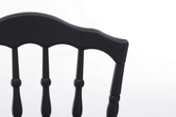 Scaun suprapunabil din plastic, negru, 40.5x41x89 cm - Img 5