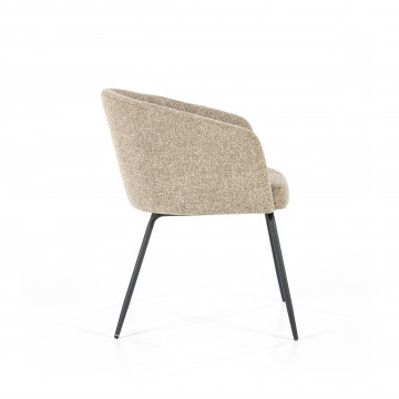 Scaun tapitat Astrid bej - Img 11