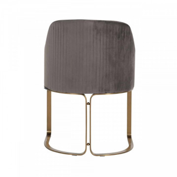 Scaun tapitat Hadley gri - Img 3