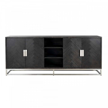 Servanta din stejar Blackbone 225 cm, 4 usi - Img 3