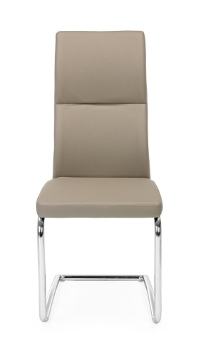 Set 4 scaune Thelma din piele ecologica taupe - Img 3