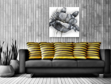 Tablou din aluminiu Blüte 80cm x 80cm - Img 2