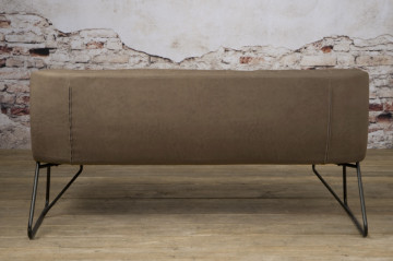 Banca Toro Cabo Taupe din piele - Img 3