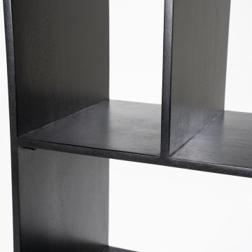 Bibliotecă din lemn de sheesham Alexander 93,5x40x150 cm - Img 2