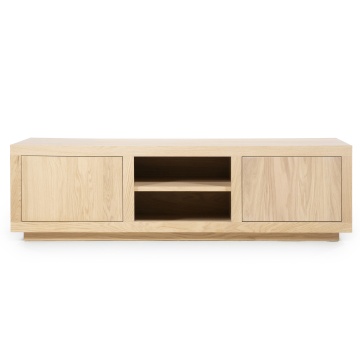 Comoda TV Helsinki din lemn de stejar natural 160cm