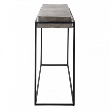 Consola din aluminiu Calloway 139 cm - Img 2