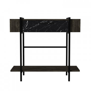 Consola din pal melaminat Lisabona marmură neagra 120 cm - Img 7
