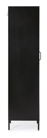 Dulap Cambridge, cu 1 ușă, din oțel, vopsit electrostatic, negru, 46x38x185 cm - Img 5