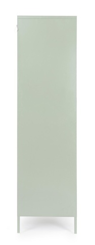 Dulap Cambridge, cu 2 uși, din oțel, vopsit electrostatic, verde salvie, 80x50x185 cm - Img 4
