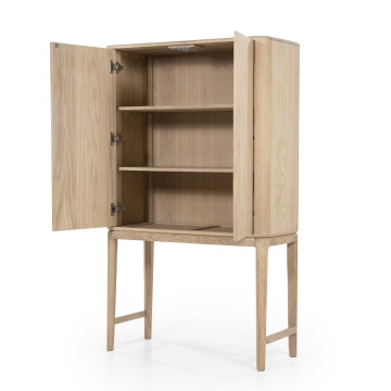 Dulapior Harvey din lemn de stejar 90x40x150 cm - Img 4