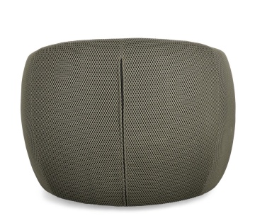 Fotoliu Onerva, pivotant 360 grade, din poliester, verde închis, 87 x 86 x 67 cm - Img 4