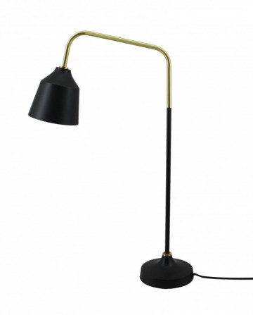 Lampa decorativa din fier/cupru Carisa neagra, un bec