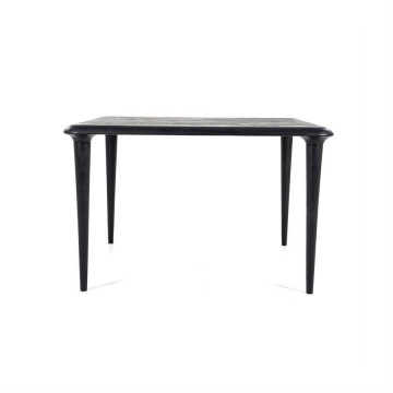 Masa de sufragerie din lemn de mango negru Darcy 120x120 cm - Img 1