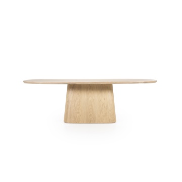 Masa de sufragerie Nola din MDF stejar 250x110