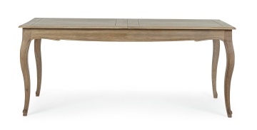 Masă extensibilă Domitille, 8 locuri, din lemn de mango, 180-225x90 cm - Img 5