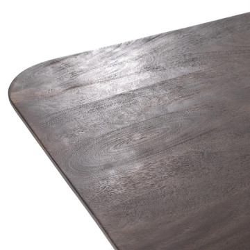Masa patrata din lemn de mango Aron 150x76 cm maro - Img 2